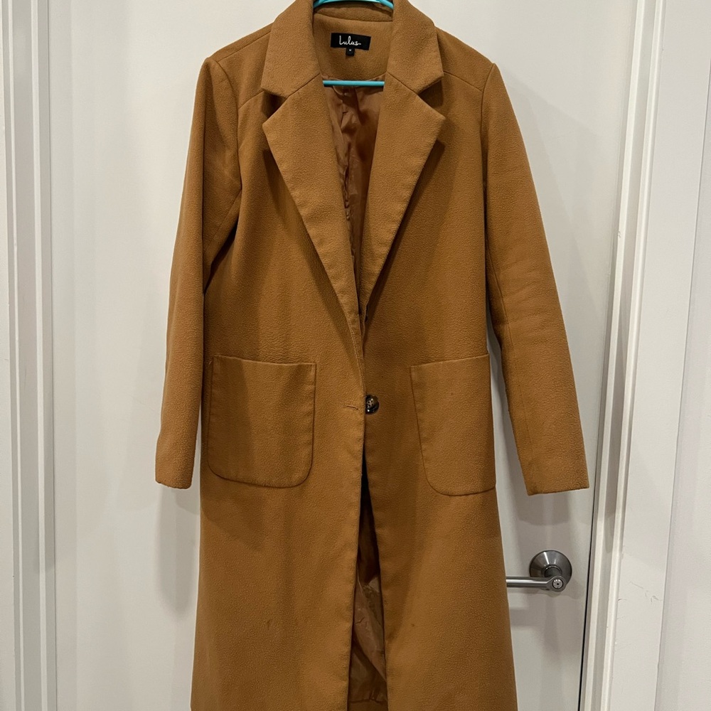 Lulu's Brown Trench Coat for Women
